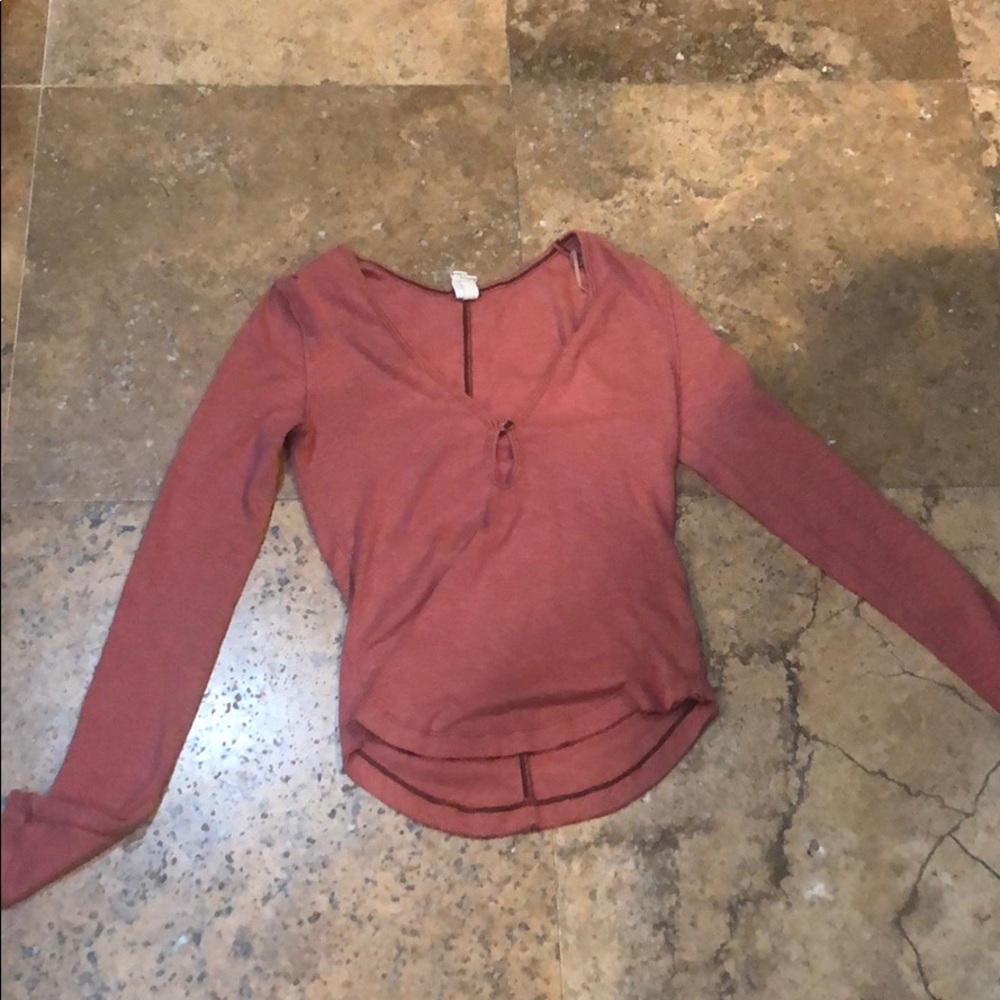 Free people rust long sleeve